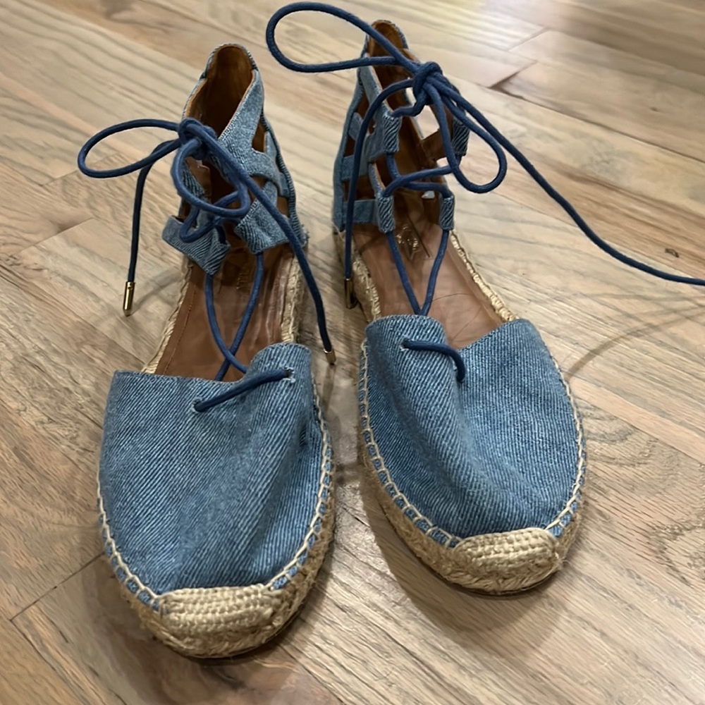 Aquazzura denim espadrilles